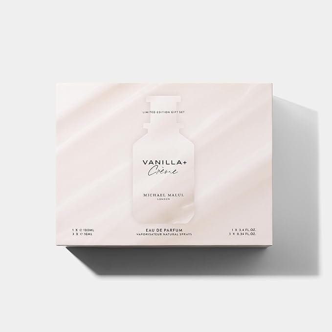 Michael Malul Vanilla + Crème Eau de Parfum Gift Set - 100ml | 10ml
