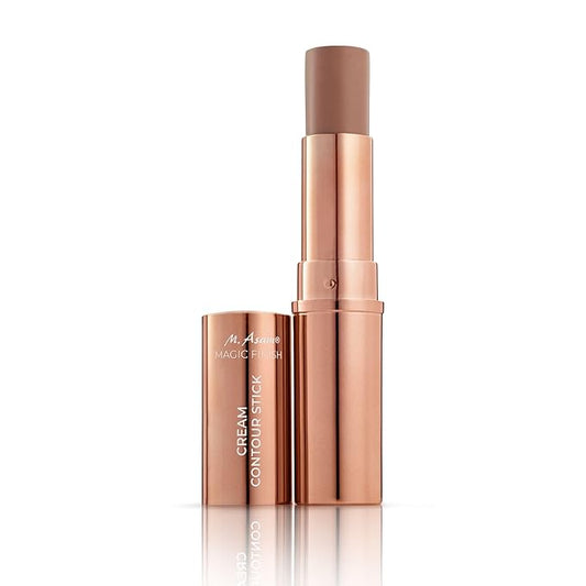 M. Asam MAGIC FINISH Cream Contour Stick medium-dark (0.28 Oz)- creamy contour stick for a defined face shape, creates optical shadows, bronzer stick with moisturizing hyaluronic acid, vegan