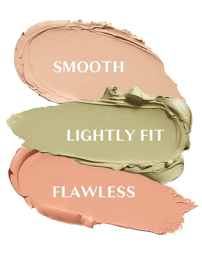 THESAEM Cover Perfection Triple Pot Concealer - 01 Correct Beige for Red Tone & Dark Circles - 3-Color Multi Concealer Palette for Skin Tones 21-23 - Korean Makeup with Sweet Almond Oil & Herbal Water