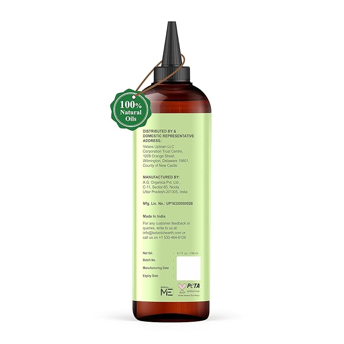 Botanic Hearth Hair Oil for Hair Growth & Hair Relaxer | Strengthening Dry, Frizzy, Damaged Hair & Scalp Treatment | Rosemary & Batana Hair Oil – 6.7 Fl Oz