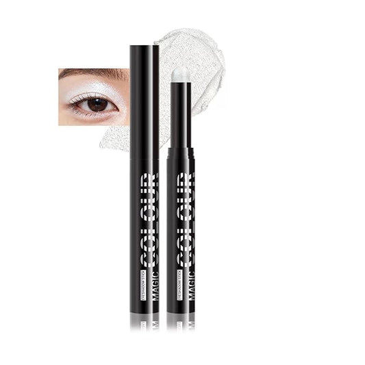 Cream Eyeshadow Crayon, Shimmer Glitter, Waterproof, Creamy Texture, Perfect for Travel & Daily Makeup, Multiple Shades Available(19#)