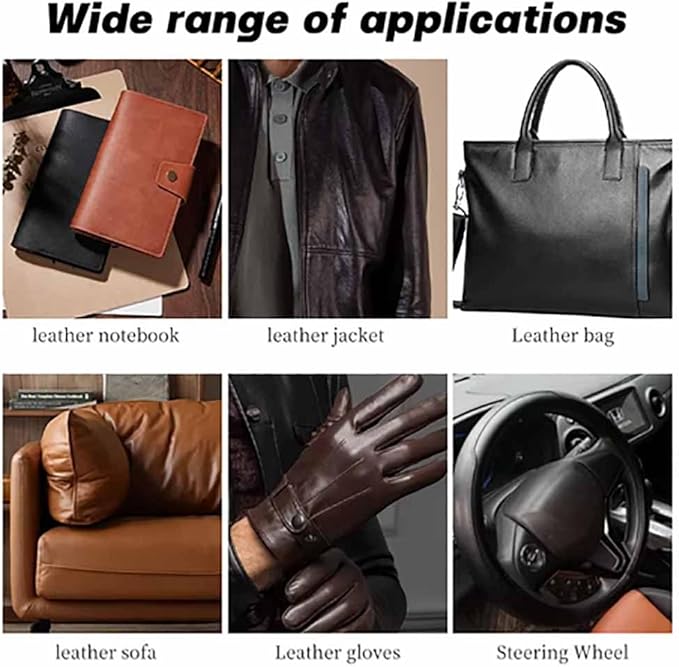 Leather Repair Patch,Self Adhesive Leather Repair Tape for Damaged Leather Furniture, Sofa Seating,Car Seats (Black,19x50 inch)