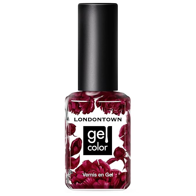 LONDONTOWN UV/LED Gel Nail Polish - Long Lasting, Chip Resistant High Shine Color - Glossy Deep Purple, Bell in Time, 12ml/.40fl oz