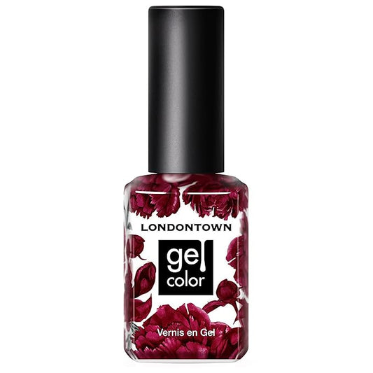 LONDONTOWN UV/LED Gel Nail Polish - Long Lasting, Chip Resistant High Shine Color - Glossy Deep Purple, Bell in Time, 12ml/.40fl oz