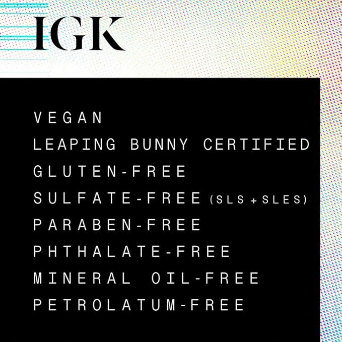 IGK Antisocial Bond-Building Hair Mask | Leave-In Dry Treatment, Repairs + Softens + Adds Shine | Vegan & Cruelty Free | 5 oz