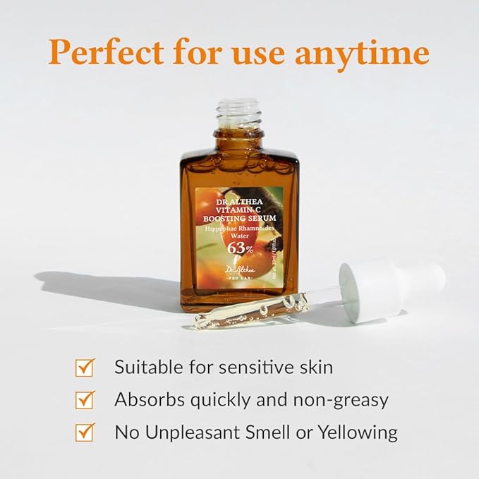 Dr.Althea Vitamin C Boosting Serum | Daily Facial Serum with TRANEXAMIC ACID for All Skin Types | Helps Remove Dark Spots & Uneven Skin Tone | Korean Vegan Skin Care (Vitamin C Boosting RENEWED)