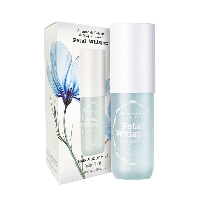 JA VEIR Body & Hair Fragrance Mist Original Perfumed Vanilla Spray for Women (Petal Whisper)