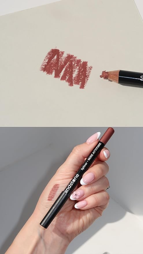 Sandstone Scandinavia Hypoallergenic Lipliner Nude Attitude - Smooth texture - Fragrance Free Lip Liner Pencil - Intense pigmentation and long lasting