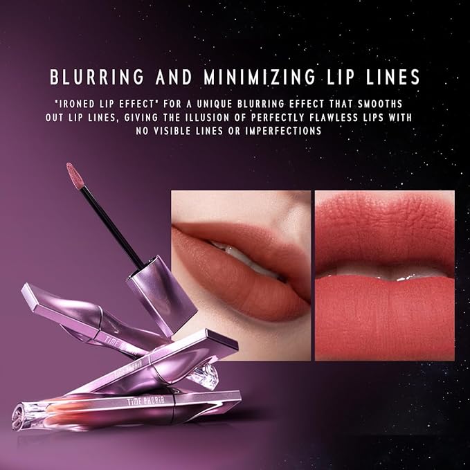 NEBULA VELVET LIP CREAM-Long Lasting Lip Stain, Waterproof and Transferproof Lip Tint, Matte Finish, Smooth Out Lip Lines, Lightweight & High Coverage, Stocking Stuffers (06 URSA)