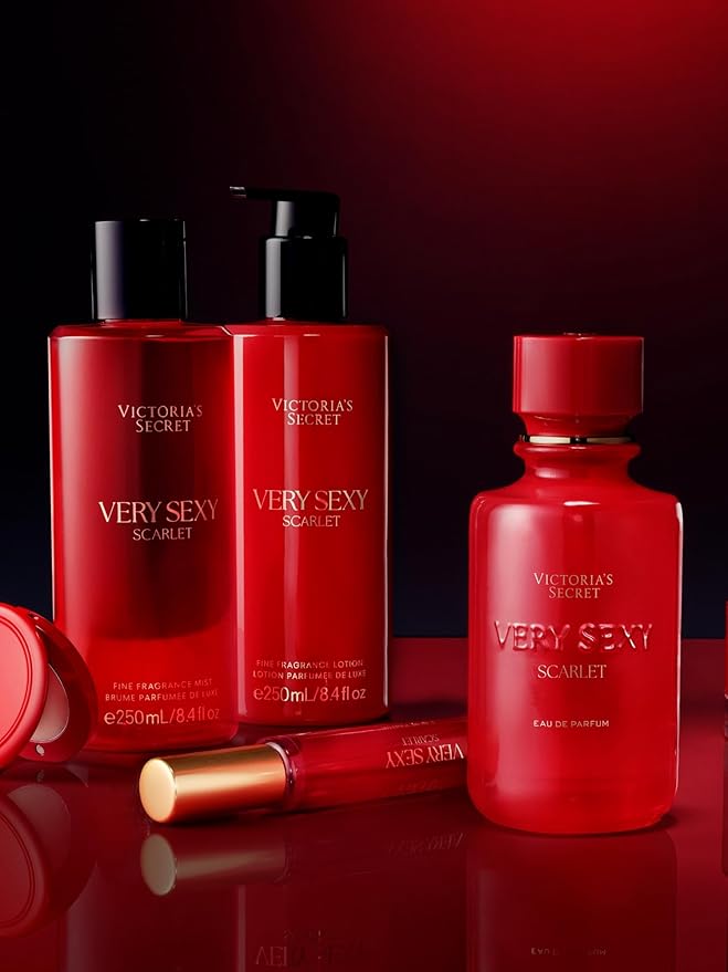 Victoria's Secret Very Sexy Scarlet Fine Fragrance Mist, Body Spray for Women (8.4 oz)