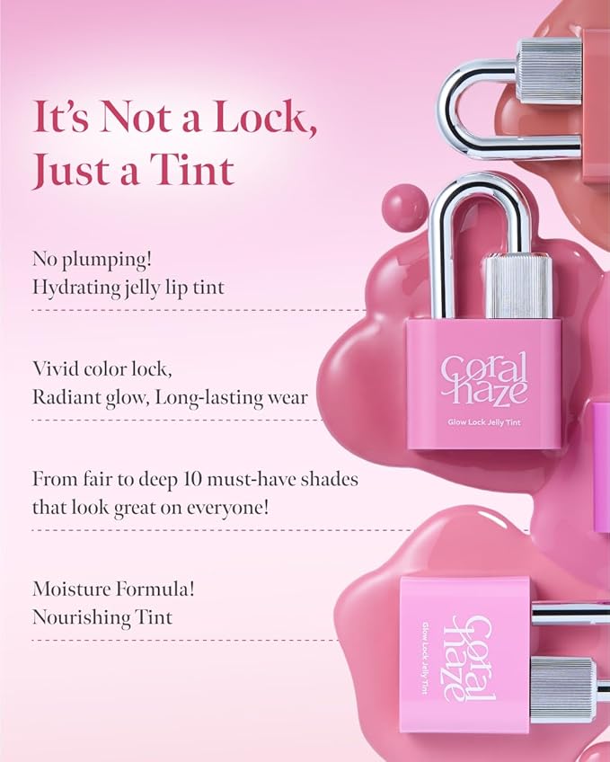 Glow Lock Jelly Tint 104 Caramel, Hydrating Water Glow Lip Stain, Non-Sticky Juicy Gloss, Long Lasting Glass Shine & Dewy Finish, Lightweight Moisturizing Lip Care, Korean Makeup