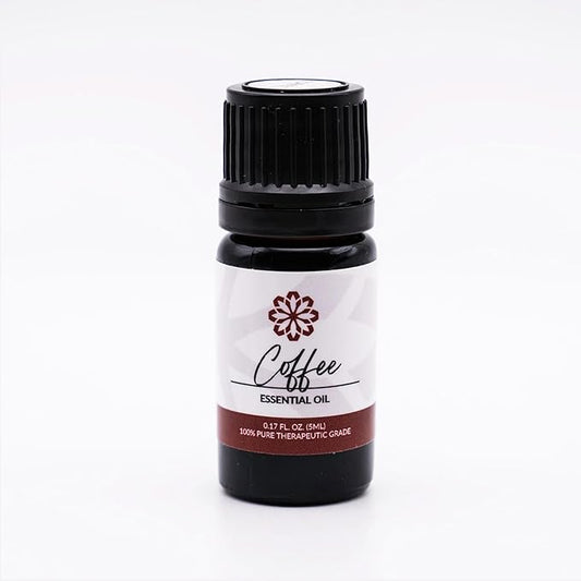 Essence Coffee Essential Oil – 100% Pure & Therapeutic Grade – Perfect for Aromatherapy, Diffusers & Recharging Essence Nasal Diffuser Rings – Natural Stress & Mood Support (5mL)