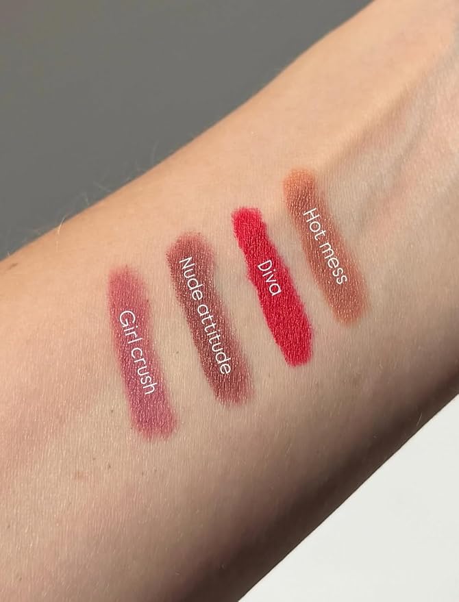 Sandstone Scandinavia Hypoallergenic Lipliner - Smooth texture - Fragrance Free Lip Liner Pencil - Intense pigmentation and long lasting (Girl Crush, 0,04)