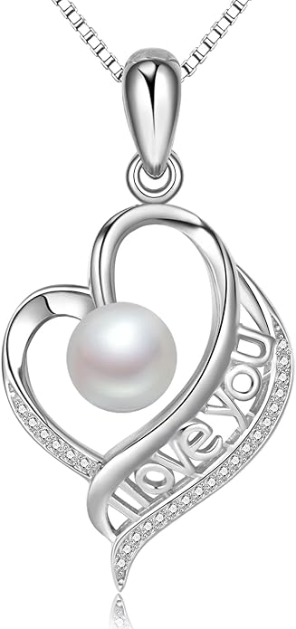 LEIDANY Mothers Day Gifts for Mom -Grandma Mom from Daughter Son, Gifts for Wife Nana Mother Birthday-Christmas Day for Women Her Jewelry Gift, Pearl Necklaces