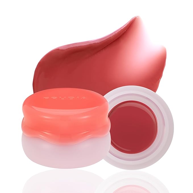 FRUDIA Glow Juicy Jam Lip & Cheek Stain (Mellow Peach) – Korean Lip Tint & Blush in One | Long-Lasting, Moisturizing, Non-Sticky Glossy Color for Lips, Cheeks & Eyes | Soft Peach Beige (4.5g)