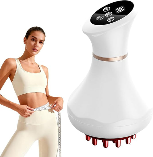 HuiPoLii Lymphatic Drainage Massager & Anti Cellulite Massage Tool, Helps Reduce Stretch Marks & Cellulite, for Legs, Arms & Belly.