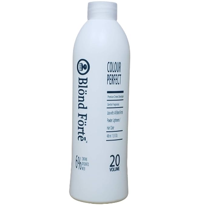 1.1 Pound Tub Ammonia Free Premium Lightener Toner Dye Bleach Powder + 20 Volume Developer Kit - Italian (16 oz)