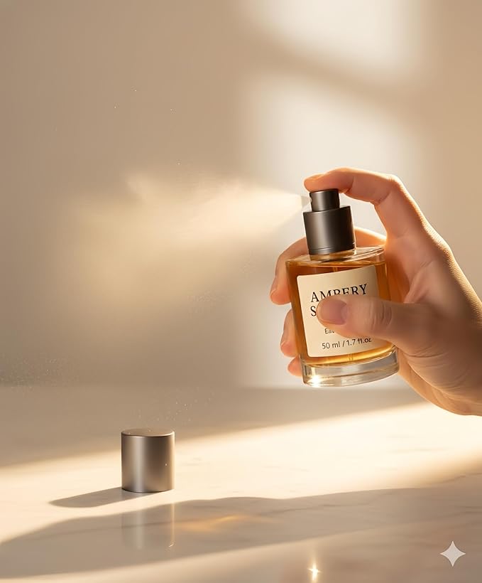 Larsweryar Ambery Vanilla Eau de Parfum for Women -Inspired by Y S.L's B.lack O.pium - Gourmand Fragrance, 1.7 Fl Oz