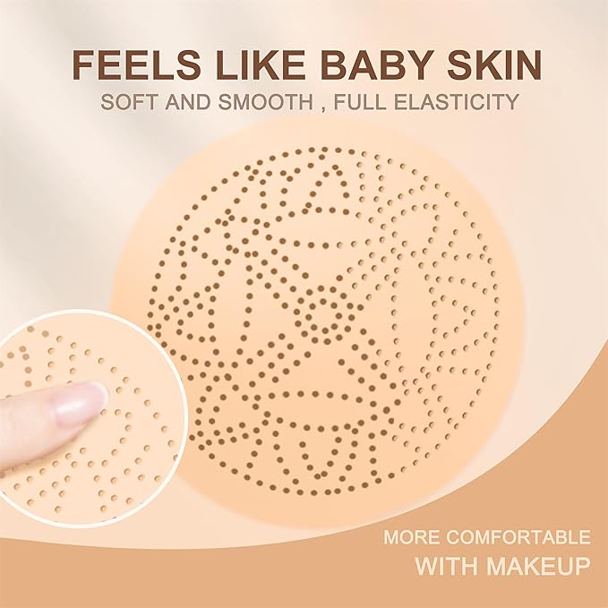 Mushroom Head Air Cushion CC Cream Foundation Full Coverage Moisturizing Oil Control Waterproof Long-Lasting Even Skin Tone Natural Cream Foundation for Mature Skin (Natural)