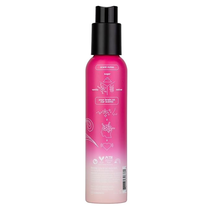 Pacifica Hair Mist Perfume & Full Body Spray for Women - Island Vanilla Body Mist Fragrance w/Sugar, Vanilla & Sandalwood Clean Beauty Alcohol-Free, Vegan & Cruelty-Free, 5 oz