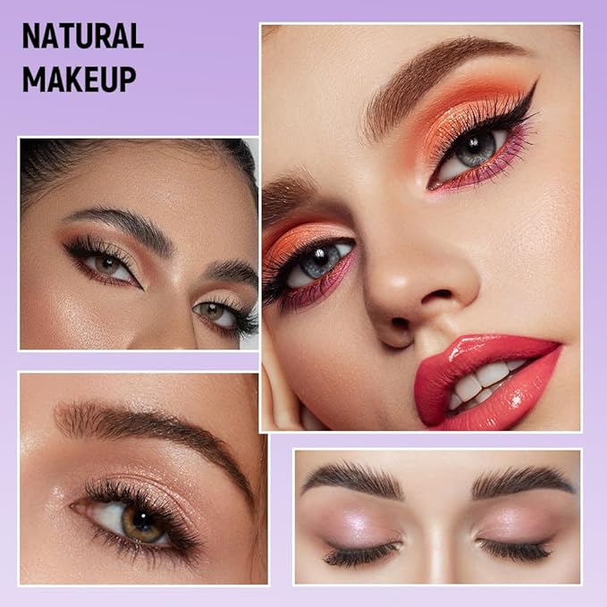 2026 Upgraded Magic Eyebrow Contouring Pencil, 3D Waterproof Microblading Eyebrow Pencils for Women, 4 Tipped Precise Medium Fine Brown Black Eye Brow Pen for Natural Makeup Eyebrow (dark brown 2PCS)
