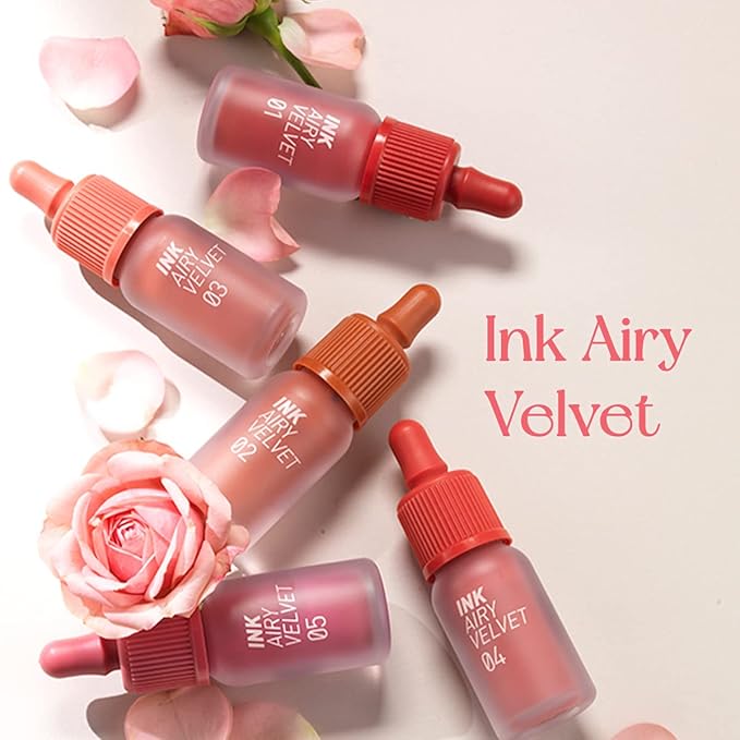 Peripera Ink Airy Velvet Lip Tint | High-Pigmentation, Lightweight, Soft, Moisturizing (030 WAKE UP CHERRY)