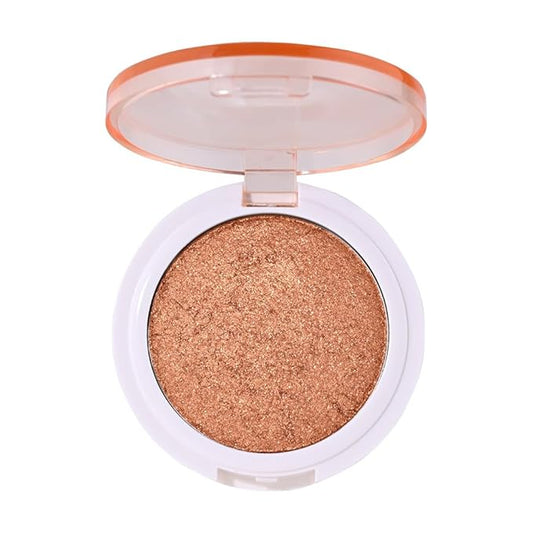 Highlighter Makeup Palette for Blush,Contour,Shadow,Face or Eye Makeup, Shimmer Glow, Creamy Mousse Pressed Powder, Intensely Pigmented, Glitter Sparkling (B03-03# Champagne Gold)