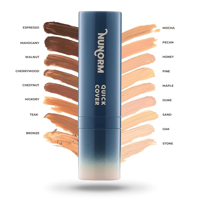 Foundation & Concealer Stick for Men - Full Buildable Cover for Dark Circles, Blemishes, Acne, Redness & Under Eyes - Face & Body Makeup Stick for All Skin Types - Non-Comedogenic 15-Beige