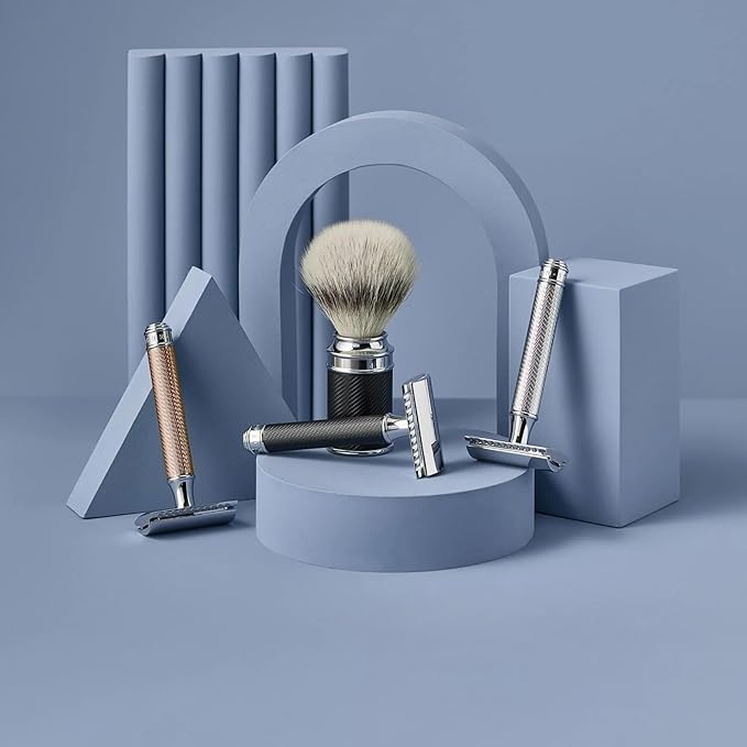 MÜHLE TRADITIONAL R41 Double Edge Safety Razor (Open Comb) For Men - Perfect for Every Day Use, Barbershop Quality Close Smooth Shave