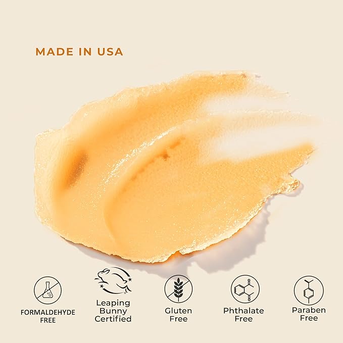 Unscented Lip Balm Hydrating for Dry Lips - Lip Moisturizer with Castor Oil and Beeswax, Chapped Lip Repair, Restores Smoothness, Barrier Protection, Fragrance-Free and Gentle - 0.15 Fl oz