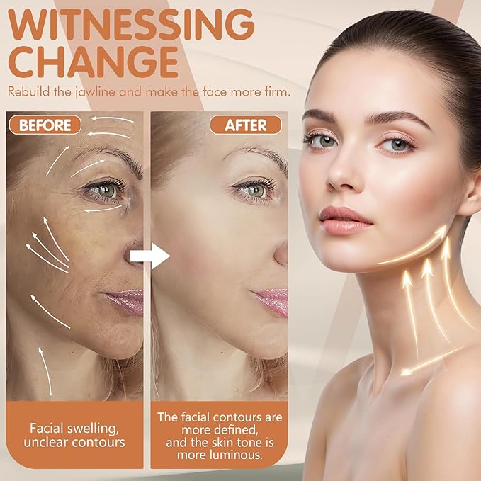 1/2 PCS Lymphatic Contour Face Brush - Facial Gua Sha Lymphatic Drainage Massager for Lifting & Sculpting, Soft Bristles for Natural Makeup, Waterproof & Easy Clean (2 Pcs Contour Face Brush)