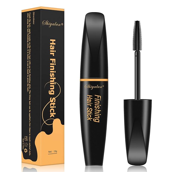 SUOFEIYA Hair Finishing Stick for Women, Natural Ingredients, Frizz Control, Hair Mascara for Flyaway - Hair Gel for All Hair Types, 0.53 Fl Oz