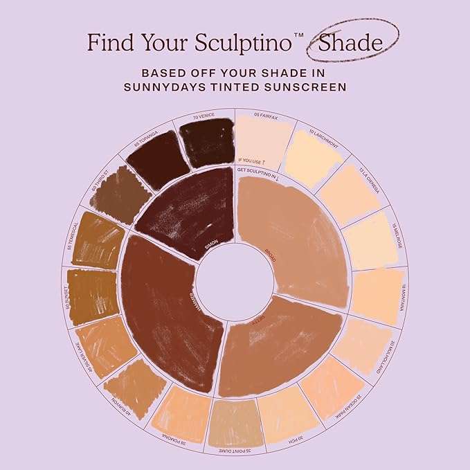 Tower 28 Sculptino Soft-Matte Cream Contour and Bronzer - Clean, Cruelty-Free Face Makeup – Sensitive Skin Safe - Shade: Simon, Deep with Neutral Undertones, 0.16 FL Oz / 4.5 mL