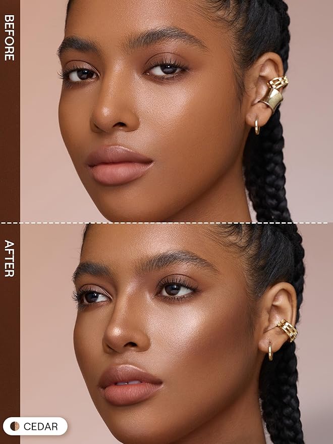 SHEGLAM 2-in-1 Contour & Highlight Stick Cream Waterproof Contour Stick-Cedar