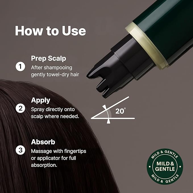 Korean Scalp Intensive Shampoo & Hair Growth Serum with Biotin | Korean Shampoo for Hair Loss, Hair Regrowth, Thinning Hair, Volume Boost & Damage Repair