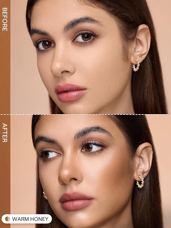 SHEGLAM 2-in-1 Contour & Highlight Stick Cream Waterproof Contour Stick-Warm Honey