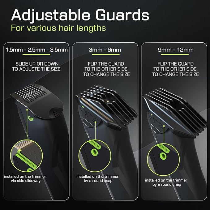 Electric Body Hair Trimmer for Men: Manscape Cordless Ball Body Shaver with Ceramic Blade Waterproof Pubic Hair Groomer Manscaping Rechargeable Wet/Dry Grooming Use for Chest Groin Legs Armpits Travel