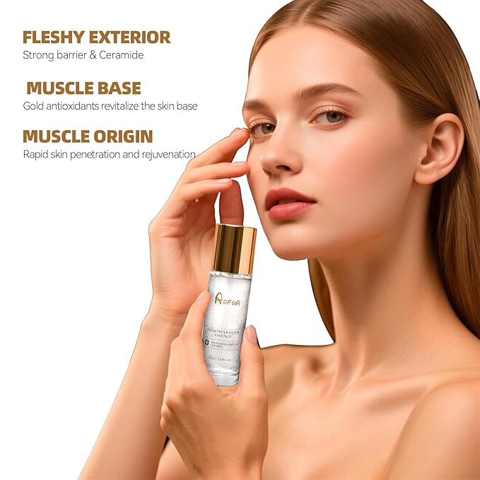 Aofur Lightbulb Glow Essence 3.52 Fl Oz (100ml) Moisturize And Care For Skin Glass Skin Elasticity for Aged Skin Serum for Face (100ml)