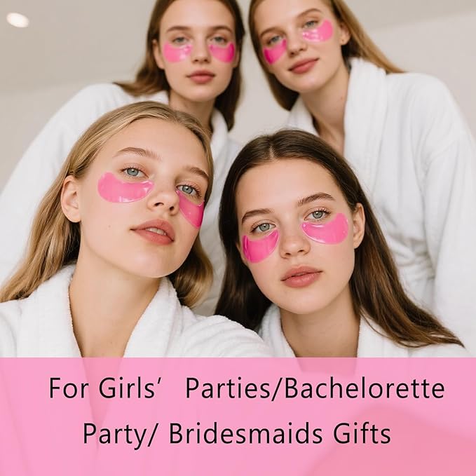 30 Pairs Eye Masks & Lip Masks, Under Eye Patches for Puffy Eyes, Moisturizing Lip Mask Pink Pads, Reducing Fine Lines, Valentines Day Gifts, Galentines Gifts, Party Favors, Bulk Gifts, Small Gifts