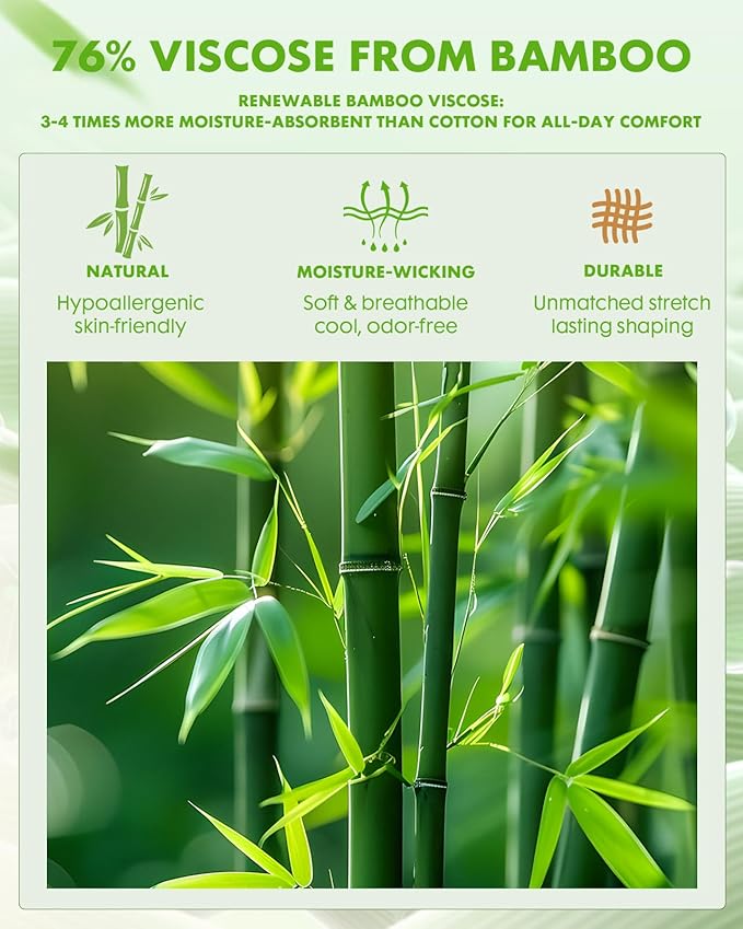 Lalapapa Bamboo Viscose Compression Socks for Women Men 2 Pairs 15-20mmHg Knee High Compression Socks Travel Nurse