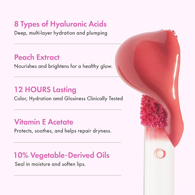 Amuse Seoul Jel-Fit Tint (08 Gorgeous Mauve) | Korean Jelly Lip Tint, Long-Lasting Lip Stain, Hydrating & Glossy, Hyaluronic Acid for Smooth Moisturized Lips, High Pigmentation, Vegan