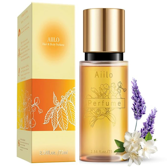 Aiilo Hair Perfume, Natural Fragrant Hair Perfume for Women, 8 Hours Longevity, Suitable for Hair, Body & Clothes - 75ml/2.54 fl oz (Pistachio Latte)