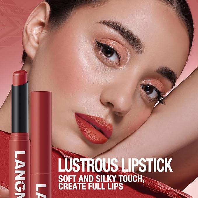 Jolilab 8Pcs Glitter Lip Kit - Velvet Matte & Nude Matte Lipstick + Glitter Lip Gloss/Glitter Lipstick High Pigmented Long-Lasting Waterproof Beauty Cosmetics Gift for Women(SET F)