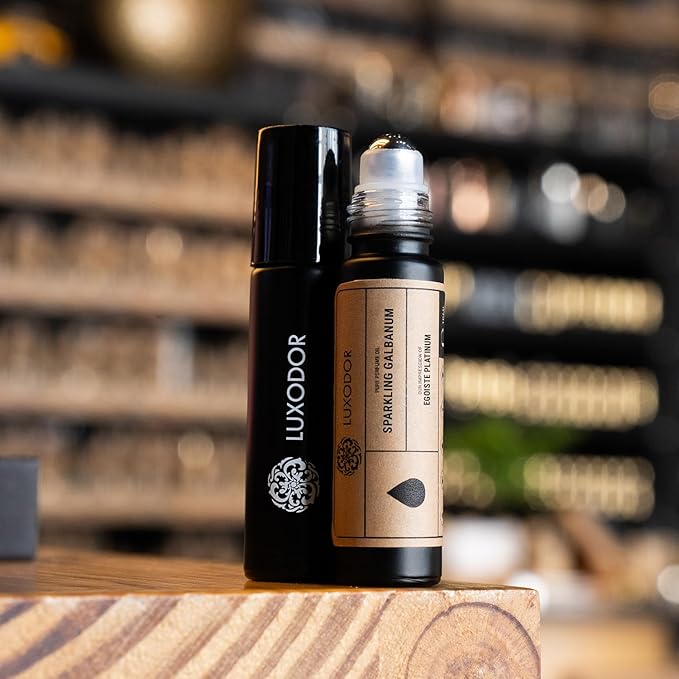 Luxodor Impression of Egoiste Platinum, Men Perfume Oil long lasting, Alcohol Free, Fragrance Oil for Body, 10ml Roll On