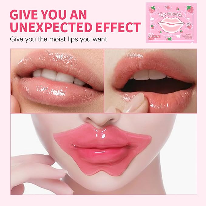 30 Pairs Eye Masks & Lip Masks, Under Eye Patches for Puffy Eyes, Moisturizing Lip Mask Pink Pads, Reducing Fine Lines, Valentines Day Gifts, Galentines Gifts, Party Favors, Bulk Gifts, Small Gifts