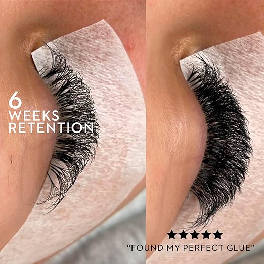 One V Salon Strong Triple Threat Advanced Eyelash Extension Glue (0.17fl.oz/5ml)/ 0.5 Sec Dry/up to 8 Weeks Retention/Professional Supplies