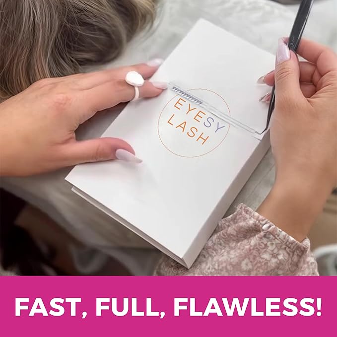 Eyesy Lash 600 Easy Promade Fans - 5D 0.07 Curl D Mixed Lengths 8-16mm - Ultra Speed 20 Lines Eyelash Trays Volume Premade Lash Fans Handmade Pre Made Eyelash Extensions Fluffy Soft Pointy Base