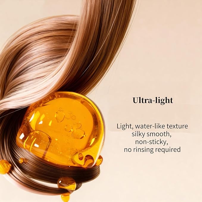 SAHIPUB Hair Perfume Oil, 40 Mini Bottles, 2-in-1 Leave-In Hair Serum, Argan & Avocado Oils + Amino Acids for Frizzy, Dry & Damaged Hair, Lightweight Non-Greasy, Long-Lasting Scent, 1.83 fl oz