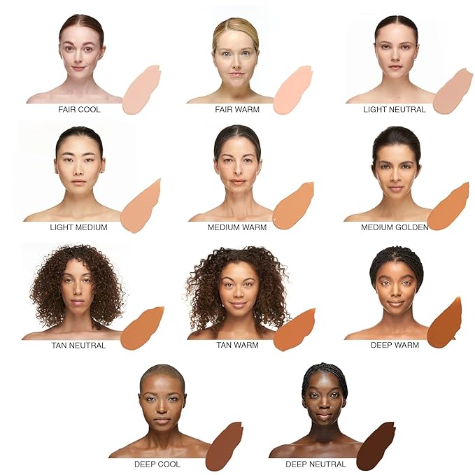 YENSA Skin On Skin BB + CC Full Coverage Concealer - Color Correcting Serum Concealer - Creaseless & Brightening Formula with Hyaluronic Acid & Superfood Complex - Light Medium (0.34 Fl oz)