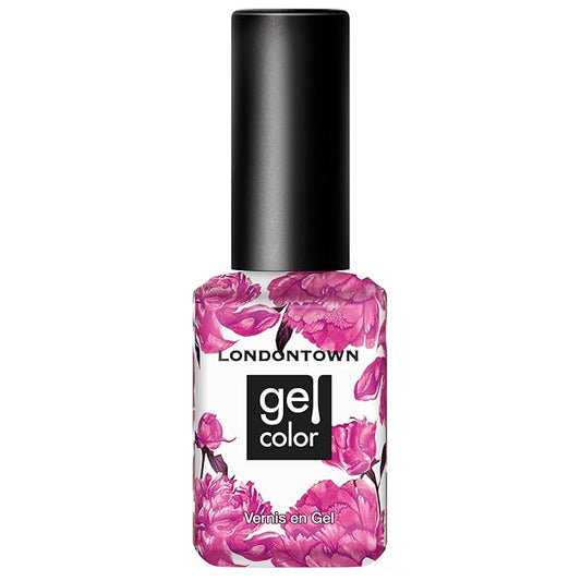 LONDONTOWN UV/LED Gel Nail Polish - Long Lasting, Chip Resistant High Shine Color - Glossy Sangria Purple, Teeny Kini, 12ml/.40fl oz